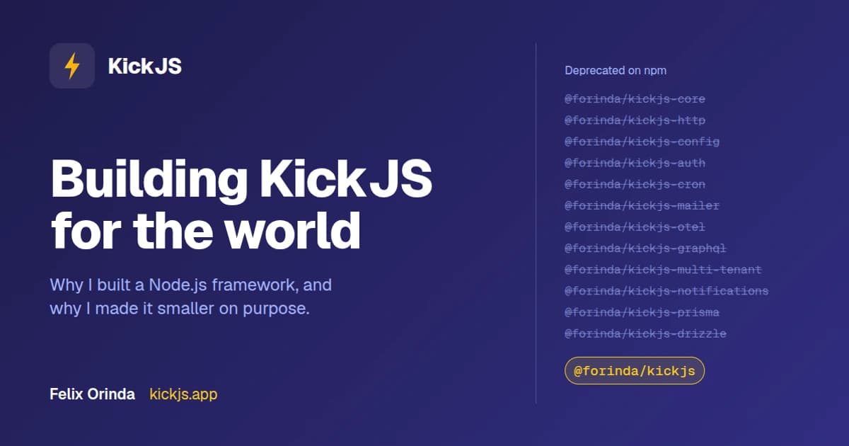 Building KickJS for the world
